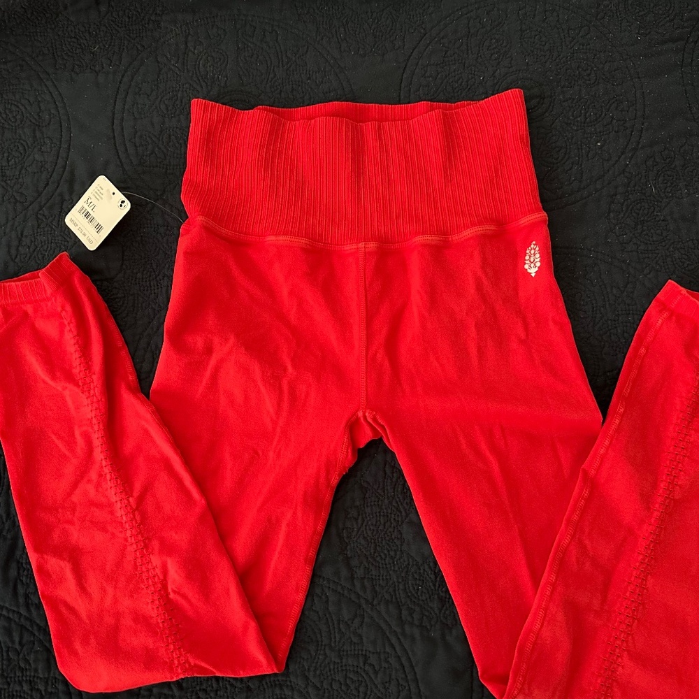 NWT Red Free People Movement Leggings